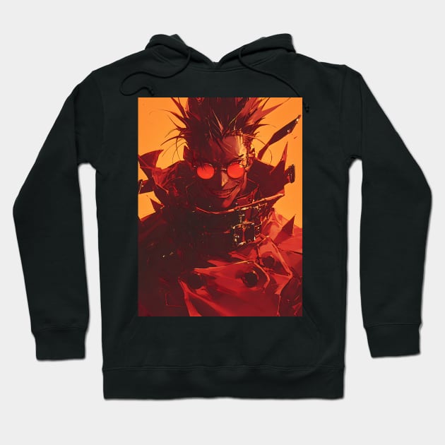 Legendary Gunslinger: Space Western Anime-Manga Adventure Hoodie by insaneLEDP